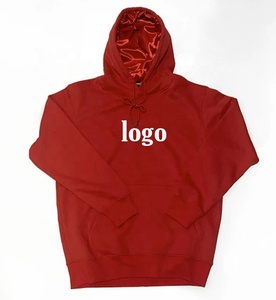 Sweat-shirt à capuche en polaire à poche kangourou personnalisé avec broderie brodée, sweat-shirt imperméable à l'eau de marque privée - Product Image 2