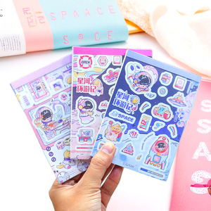 Agenda Semanal 3 en 1 con Temática Espacial, Lista de Tareas, Diario, Cuaderno con Cubierta de Papel - Product Image 3