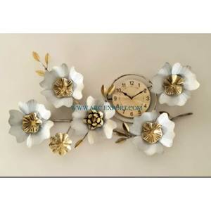 Marbre Matériel Moderne Nouveau Style Fantaisie Décoration Murale Horloge Premium Qualité Maison Décorative À La Main Intérieur Suspendu Horloge Murale - Product Image 5