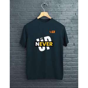 Why Not Tshirt Trending Half Sleeve Black Tshirt Gentleman Wearing High Standard Look Quality Tshirts By Arya International - Product Image 2