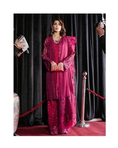 Brodé pelouse Collection fête mariage chemise robe nouveau manches longues pakistanais Shalwar Kameez indien chemise robe femmes - Product Image 6