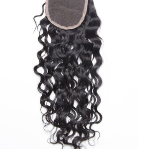 Extensiones de Cabello Humano Remy Indio Virgen de Alta Calidad 4x4 HD con Cierre, Ondulado Rizado, Cutícula Alineada, Doble Trama a Máquina, Precio Económico - Product Image 4