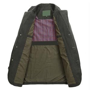Abrigo de Invierno de Mezclilla Gruesa Premium, Chaqueta Larga de Moda Urbana, Ropa Casual Personalizable para Marcas de Moda y Minoristas - Product Image 4