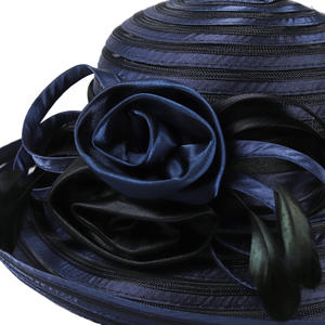 300 pièces en gros Satin femmes Fascinators chapellerie église thé chapeau élégant seau chapeaux pour Kentucky Derby - Product Image 5