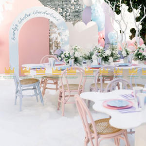 Chaises d'enfant empilables en rotin à prix d'usine pour la fête d'anniversaire Chaise pour enfants en rotin coloré au Vietnam - Product Image 6