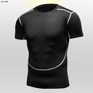 เสื้อยืดผู้ชาย เสื้อวิ่ง เสื้อยืดรัดกล้ามเนื้อผู้ชาย ชุดกีฬา เสื้อกันแดดสำหรับออกกำลังกาย เสื้อสำหรับฝึกซ้อมมวย ยิวยิตสู บราซิลเลียนยิวยิตสู เสื้อกีฬา - Product Image 2