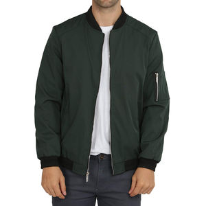 2024 venta al por mayor logotipo personalizado bordado béisbol prendas de vestir mangas de cuero ropa de calle Lisa Letterman para hombres chaquetas universitarias negras - Product Image 1