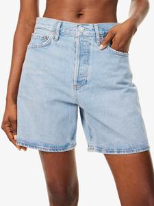 Shorts en jean pour femmes, taille mi-haute, décontractés, formels, déchirés, usés, écologiques, coupe exceptionnelle, tendance, look estival - Product Image 2