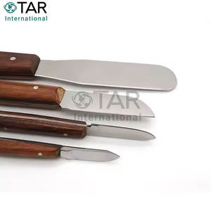 Cuchillos de cera de ortodoncia, cuchillos de mezcla de yeso Dental, Juego de 4 instrumentos médicos, modelado de laboratorio de acero inoxidable, modelado de recorte - Product Image 6