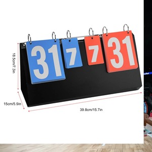 Tableau de score de basketball pliable en PVC durable personnalisé en gros, professionnel pour les matchs, les entraînements, les sports, les athlètes, portable - Product Image 3