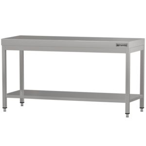 โต๊ะกลางสแตนเลสเชิงพาณิชย์ ECO - 2000x700 มม. - พร้อมชั้นวางด้านล่าง - Product Image 4