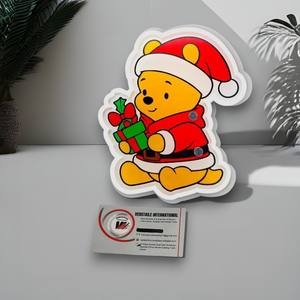 Cils magnétiques en acrylique en forme de diamant, ovale, cœur, papillon, réutilisables, multifonctionnels, pour Noël, marque privée - Product Image 2