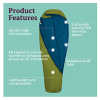 Sac de couchage momie ultraléger portable de haute qualité pour camping, confortable, pour temps froid, hiver, en nylon, pour adultes, export