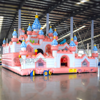 Château gonflable pour enfants en PVC pour usage commercial, intérieur/extérieur, parc, location pour fêtes