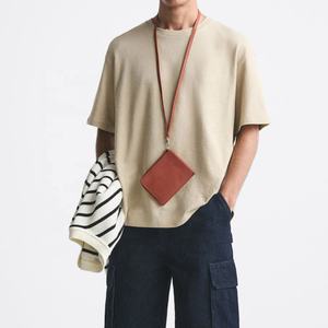 เสื้อยืดผ้าฝ้ายวินเทจขนาดใหญ่สำหรับผู้ชายเสื้อซักแบบกรดไซส์ใหญ่พิเศษออกแบบได้ตามต้องการ - Product Image 1