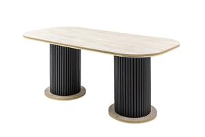 Élégant ensemble de meubles de salle à manger le plus récent 1 table et 6 chaises ajoute une touche élégante à votre cuisine - Product Image 5