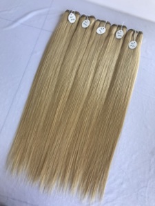 Haute qualité 24 ''vison cambodgien indien Remy vierge faisceaux droits cuticule aligné donneur unique Extensions de cheveux exportation - Product Image 2