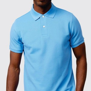 2025 nuevos hombres 100% algodón poliéster para Polos camiseta de Golf transpirable con logotipo personalizado bordado patrón sólido lona - Product Image 2