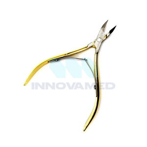 Venta al por mayor Nueva llegada OEM ODM Servicio Curvo Acabado en oro Uña recortador de uñas Apertura de mandíbula ancha Manicura de Arte de uñas - Product Image 1