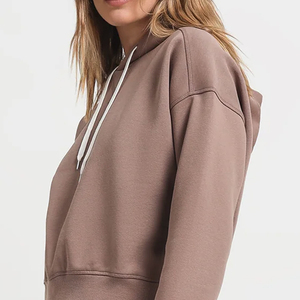 Sweat-shirts à capuche pour femmes en molleton épais style Y2K, imprimés par transfert thermique personnalisé, manches longues, respirants, pour l'hiver - Product Image 3