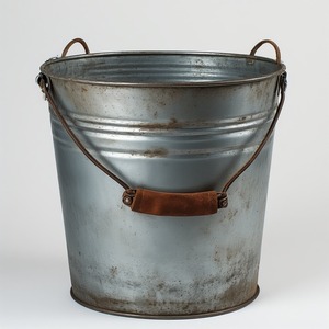 Handcrafted <b>Galvanised</b> Leather <b>Planter</b> With Hammered Texture Artisan Handmade Designed For Seasonal Decorative Interiors - Product Image 3
