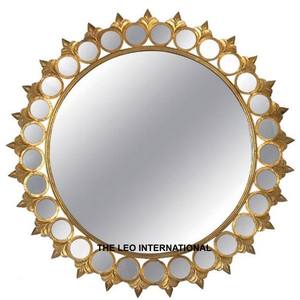 Espejo Decorativo de Pared con Marco Metálico, Diseño Interior Moderno, Artesanía en Metal, Decoración para el Hogar, Suministro de Fábrica - Product Image 1