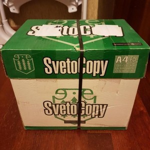 กระดาษถ่ายเอกสาร A4 svetocopy ของแท้สำหรับขายส่ง - Product Image 3