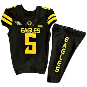 Concevez votre propre maillot de football américain pour jeunes Maillot de football spandex en maille de polyester pour enfants Impression par sublimation - Product Image 6