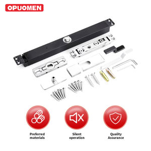 <span class=keywords><strong>Porte</strong></span> pivotante <span class=keywords><strong>d</strong></span>'<span class=keywords><strong>entrée</strong></span> en aluminium et verre de style nouveau OPUOMEN, <span class=keywords><strong>porte</strong></span> pivotante à ressort, <span class=keywords><strong>porte</strong></span> pivotante en aluminium commerciale - Product Image 3