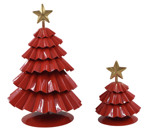 Glossy Red Aluminum <b>Heart</b> Handicraft Luxury <b>Christmas</b> Decoration with Base for Tabletop and Home Decor - Product Image 4