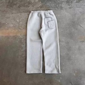 Ropa de calle personalizada, chándales lisos de invierno transpirables para mujer, conjunto de chándal con capucha y Jogger de poliéster en blanco de 2 piezas - Product Image 3