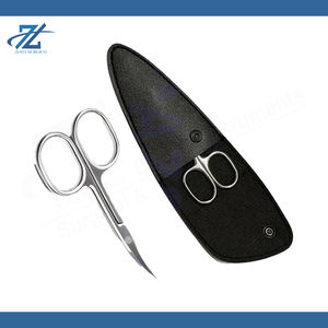 กรรไกรตัดหนังกำพร้าใบมีดโค้งสแตนเลสคุณภาพพรีเมียม พร้อมซองหนัง สำหรับดูแลเล็บ กำจัดหนังกำพร้าอย่างแม่นยำ ใช้สำหรับทำเล็บ - Product Image 4