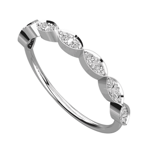 แหวนหมั้นเพชรทรงกลมสำหรับเธอ - Product Image 2