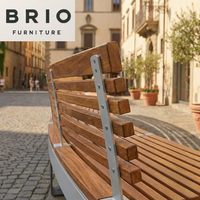 Banc de parc moderne de luxe, sièges en bois d'extérieur |   Banc de loisirs extérieur, mobilier public, vente en gros à prix d'usine