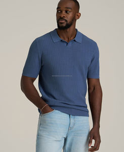 Men's 100% Cotton New Style Fabric Embroidered <b>Button</b> for <b>Shirts</b> Breathable <b>Half</b> Sleeve Hip Hop Solid Pattern Knitted - Product Image 1