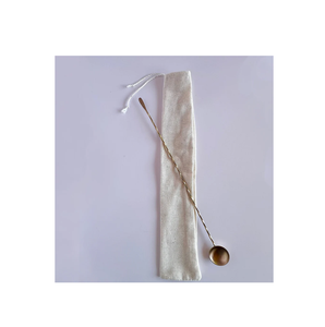 Cuchara de barra Diseño hecho a mano con mango de forma de unicornio lindo volador Mango de diseño largo de latón - Product Image 2