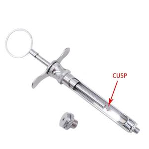 ชุดเข็มฉีดยาสำหรับทันตกรรมแบบดูดกลับ 3 ชิ้น ขนาด 2.5 มล. พร้อมด้ามจับแบบวงแหวน ทำจากสแตนเลส - Product Image 3