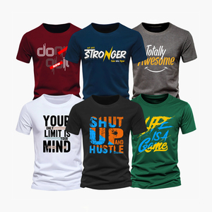 Camisetas personalizadas a granel para hombre 100% algodón sólido liso manga corta ropa directa impresión OEM Bangladesh ropa exportador camisetas - Product Image 4