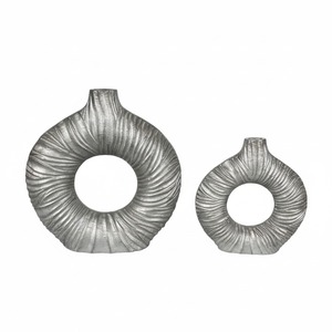 Support de bougie en métal de luxe, centre de table pour mariage, décoration de table de fête et style d'intérieur élégant, Noël - Product Image 1