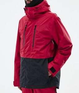 Chaqueta de Esquí Personalizada 2026, Roja y Negra, Impermeable, Cortavientos y Aislante, para Hombres, Mujeres y Unisex - Product Image 3