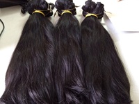 Cabello Humano Real Virgen Crudo Liso Super Double Drawn Vietnamita y Camboyano de Fábrica Mayorista