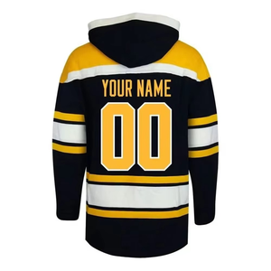 Chandail à capuchon de hockey sur mesure avec capuche réglable, idéal pour les conditions météorologiques variables, très chaud, sweats à capuche de hockey sur glace - Product Image 3