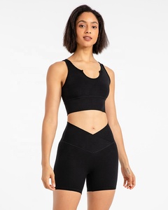 Soutien-gorge élastique pour femme, ensemble court de deux pièces, vente en gros, - Product Image 5