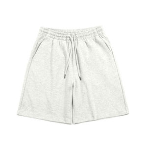 Nouveau design Logo personnalisable motif unisexe 280 g/m² soie de lait short décontracté à cordon pour hommes - Product Image 1