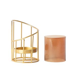 Portavelas de alambre pequeño personalizado, soporte de alambre de Metal votivo, soporte de luz de té, suministros al por mayor - Product Image 1