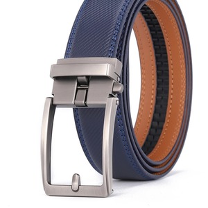Ceinture en cuir de haute qualité, design tendance, pour hommes, boucle à aiguille authentique, ceinture en jean pour hommes, ceinture de couture - Product Image 2
