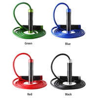 Vente en gros de corde à sauter lourde en alliage PVC et aluminium pour le fitness à domicile corde à sauter réglable avec logo personnalisé