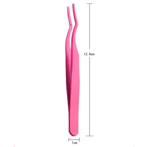 ชุดแหนบขนตาสแตนเลสฉลากส่วนตัว 5 ชิ้นชุดแหนบคิ้วสาวพร้อมกระเป๋าหนัง - Product Image 3