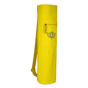 Brand New Burgundy Portable Drawstring Yoga <b>Mat</b> Bag with Chakra Embroidery Quality Product at Competitive Price - Product Image 5