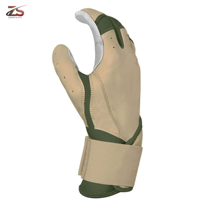 ถุงมือเบสบอลแบบเต็มนิ้วที่มีสายรัดข้อมือปรับได้ถุงมือเล่นกีฬาออกแบบโลโก้ได้ตามต้องการ - Product Image 6